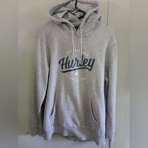 Hurley Gray Sweatshirt Classic Pullover Style